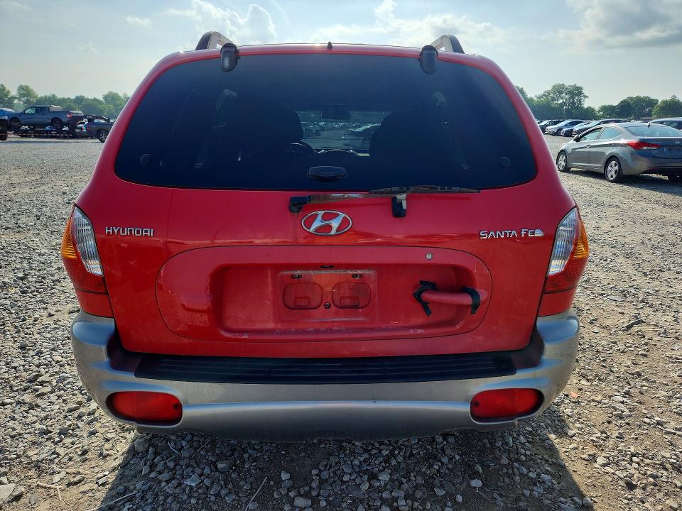 2003 Hyundai Santa fe VIN KM8SB12B93U492883 COPART salvage auction — FRONT END, OH - CERT OF TITLE-SALVAGE, sold $225 on 2026-07-10 (photo 6)