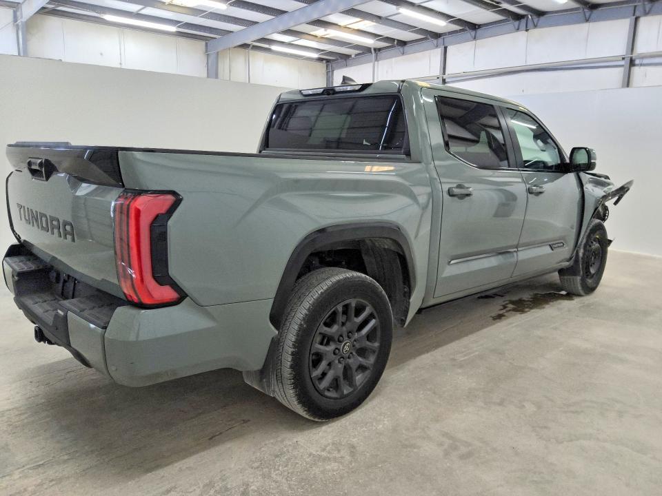 2025 Toyota Tundra VIN 5TFNA5DB0SX326306 COPART salvage auction — FRONT END, TX - CERTIFICATE OF TITLE, sold $32,250 on 2026-07-21 (photo 3)