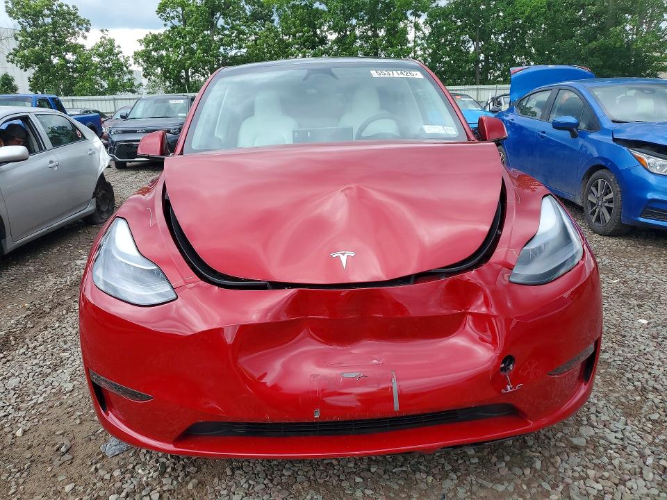 2023 Tesla VIN 7SAYGDEE6PF878363 COPART salvage auction — FRONT END, NY - MV-907A SALVAGE CERTIFICATE, sold $14,800 on 2026-07-06 (photo 5)
