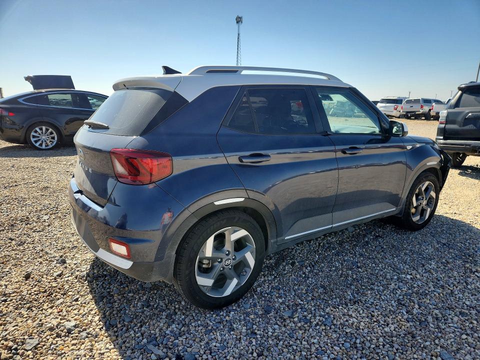 2021 Hyundai Venue VIN KMHRC8A38MU112139 COPART salvage auction — FRONT END, Tx - Salvage Vehicle Title, sold $3,000 on 2026-07-14 (photo 3)
