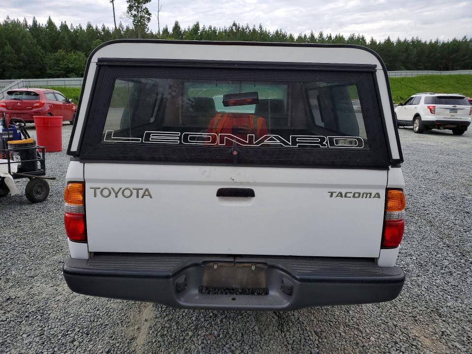 2002 Toyota Tacoma VIN 5TENL42N22Z891263 COPART salvage auction — FRONT END, Nc - Salvage Certificate Of Title, sold $425 on 2026-07-23 (photo 6)