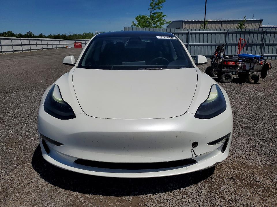 2023 Tesla Model 3 VIN 5YJ3E1EA3PF493108 COPART salvage auction — SIDE, ON - PERMIT NO BRAND - UNFIT, sold $2,950 on 2026-07-23 (photo 5)