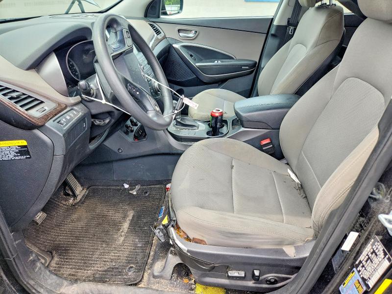 2017 Hyundai Santa fe VIN 5XYZUDLB7HG400966 COPART salvage auction — FRONT END, Pa - Certificate Of Salvage, sold $2,350 on 2026-07-07 (photo 7)