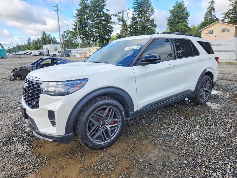 2025 Ford Explorer VIN 1FMWK8GC8SGC98659 COPART salvage auction — REAR END, Wa - Bill Of Sale, sold $14,200 on 2026-07-28 (photo 1)
