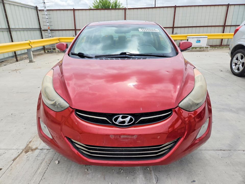 2012 Hyundai Elantra VIN KMHDH4AE9CU427729 COPART salvage auction — HAIL, Tx - Certificate Of Title, sold $175 on 2026-07-28 (photo 5)