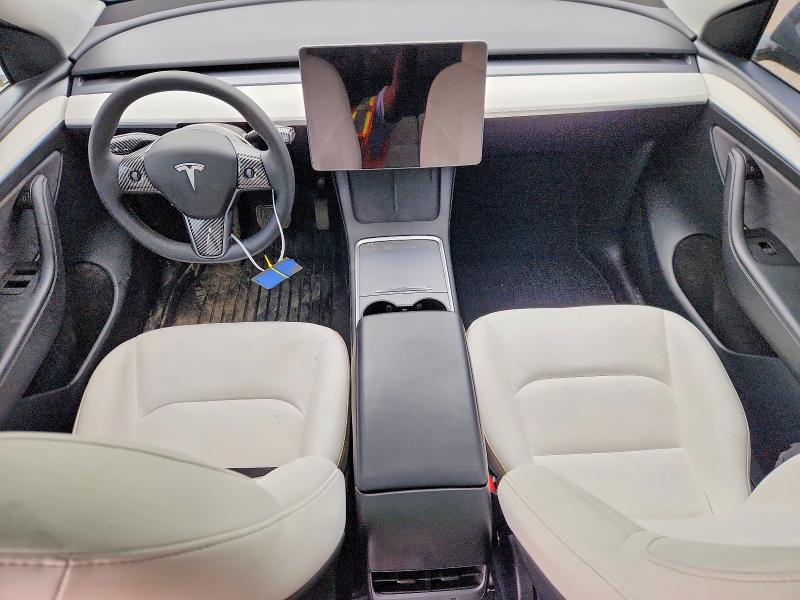 2024 Tesla Model y VIN 7SAYGDEE4RF213397 COPART salvage auction — FRONT END, On - Permit Salvage, sold $15,750 on 2026-07-28 (photo 8)