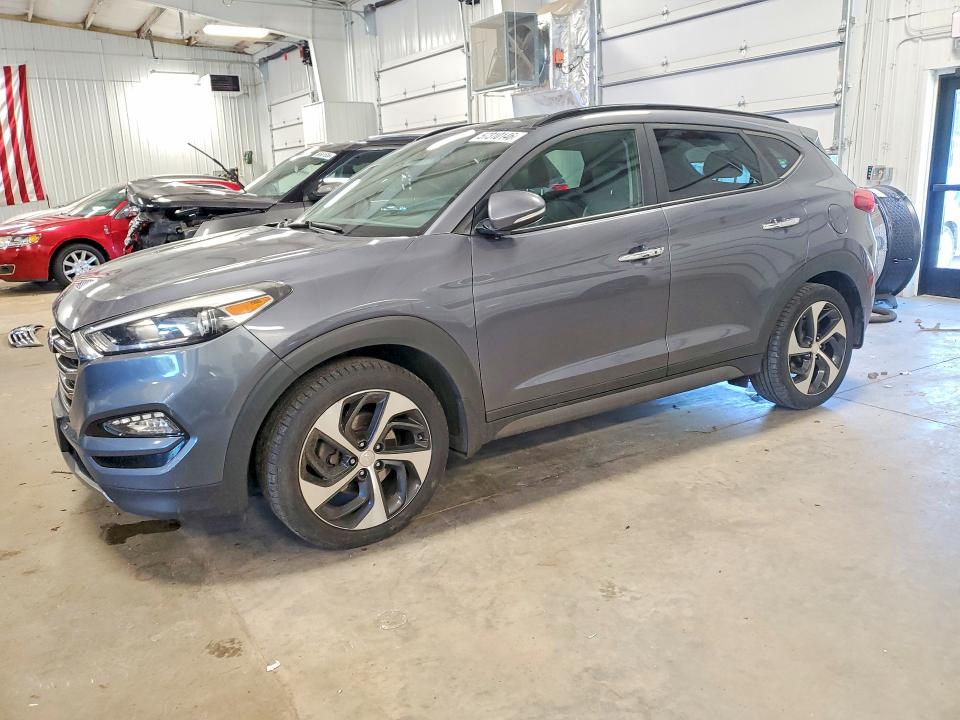 2016 Hyundai Tucson VIN KM8J3CA25GU222268 COPART salvage auction — FRONT END, Mn - Cert Of Title-Prior Salvage, sold $2,450 on 2026-07-16 (photo 1)