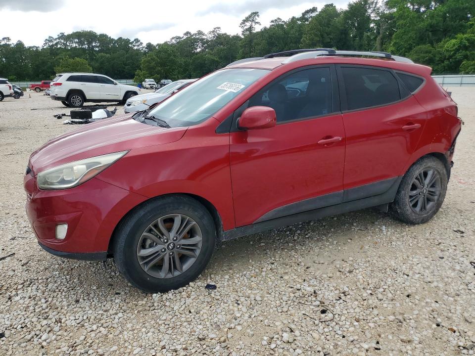 2015 Hyundai Tucson VIN KM8JU3AG2FU100572 COPART salvage auction — REAR END, Tx - Certificate Of Title, sold $150 on 2026-07-24 (photo 1)