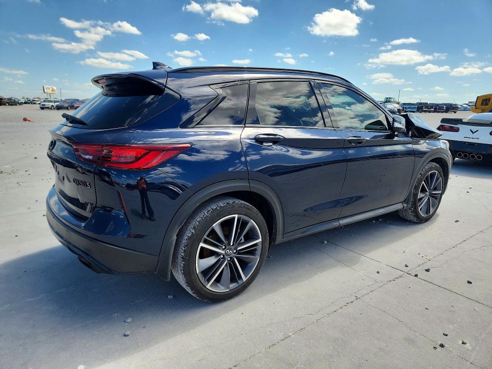 2024 Infiniti Qx50 VIN 3PCAJ5FA3RF111266 COPART salvage auction — FRONT END, Tx - Salvage Vehicle Title, sold $8,300 on 2026-08-07 (photo 3)