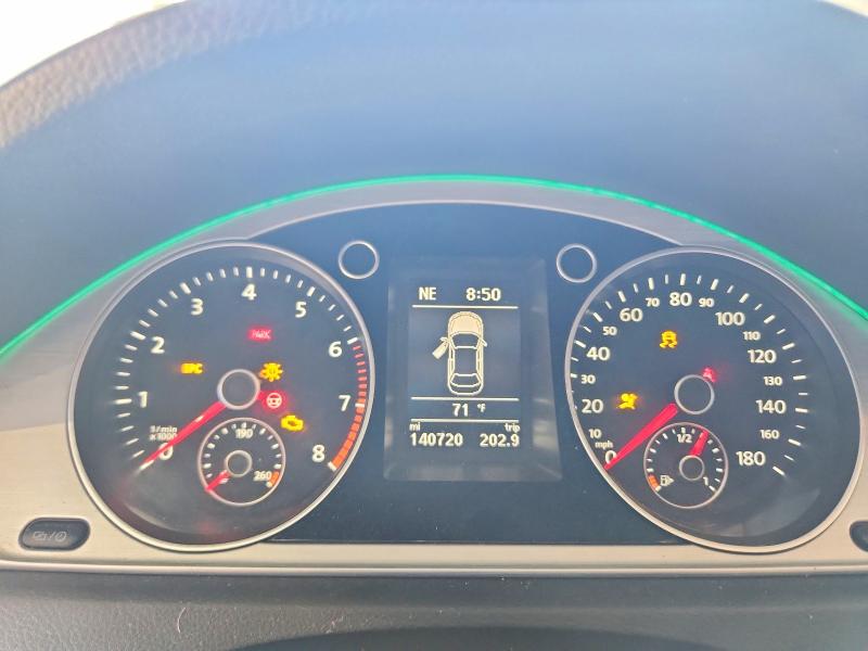 2013 Volkswagen Passat cc VIN WVWAP7AN7DE567690 COPART salvage auction — FRONT END, Ky - Cert Of Title-Salvage, sold $150 on 2026-08-17 (photo 9)