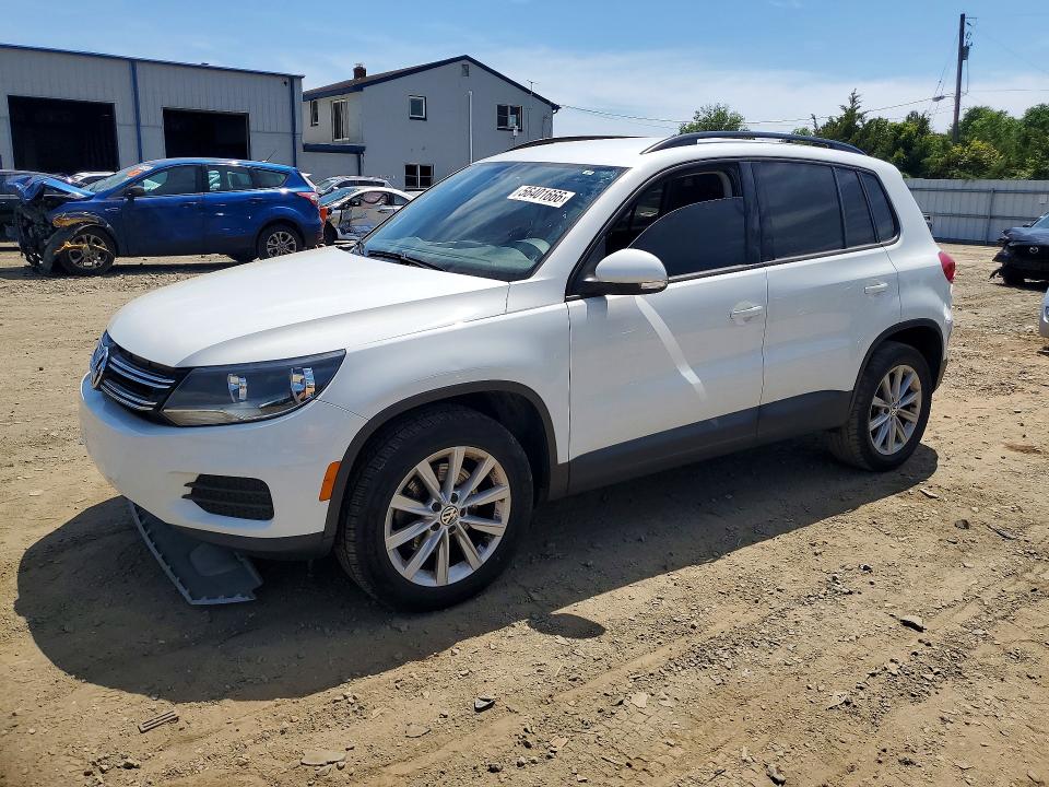 2018 Volkswagen Tiguan VIN WVGBV7AX2JK001148 COPART salvage auction — FRONT END, In - Certificate Of Title, sold $4,600 on 2026-07-29 (photo 1)