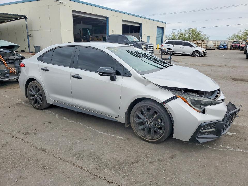 2021 Toyota Corolla VIN 5YFS4MCE4MP077770 COPART salvage auction — FRONT END, Tx - Salvage Vehicle Title, sold $5,000 on 2026-07-31 (photo 4)