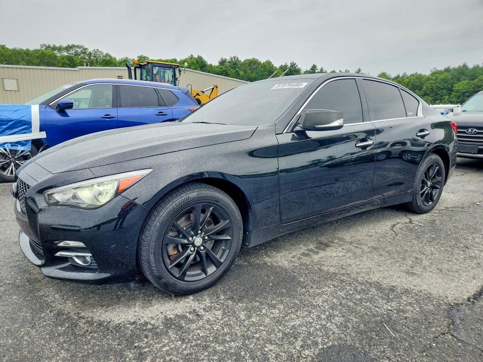 2015 Infiniti VIN JN1BV7AR2FM420590 COPART salvage auction — REAR END, Ri - Salvage Certificate Of Title, sold $350 on 2026-07-21 (photo 1)