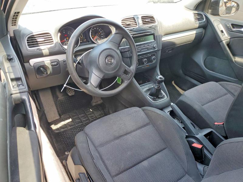 2012 Volkswagen Golf VIN WVWAB7AJ1CW191301 COPART salvage auction — FRONT END, Ca - Salvage Certificate, sold $375 on 2026-07-09 (photo 8)
