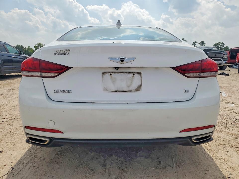 2016 Hyundai Genesis VIN KMHGN4JE7GU111967 COPART salvage auction — FRONT END, Tx - Salvage Vehicle Title, sold $2,200 on 2026-07-28 (photo 6)