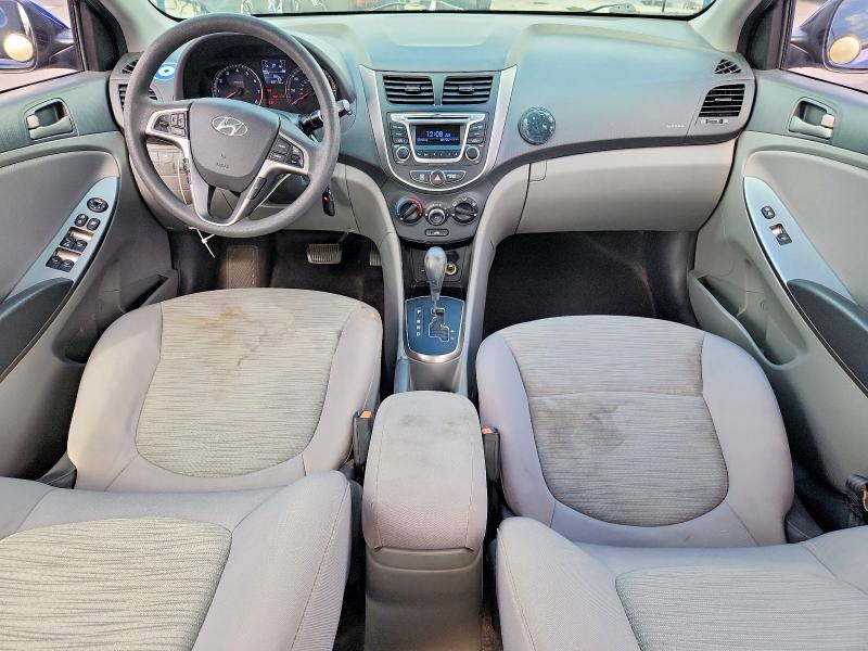 2017 Hyundai Accent VIN KMHCT4AE2HU251737 COPART salvage auction — WATER/FLOOD, Fl - Cert Of Title-Slvg Rebld Flood, sold $725 on 2026-07-14 (photo 8)