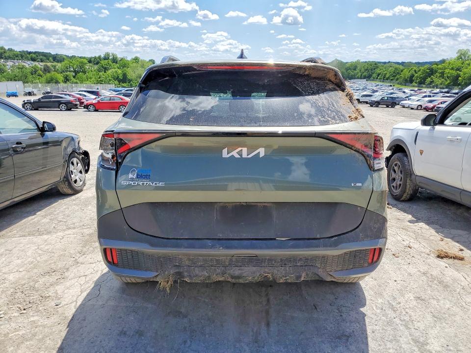 2023 Kia Sportage VIN 5XYK6CAF1PG059705 COPART salvage auction — ROLLOVER, Pa - Certificate Of Salvage, sold $7,100 on 2026-07-10 (photo 6)