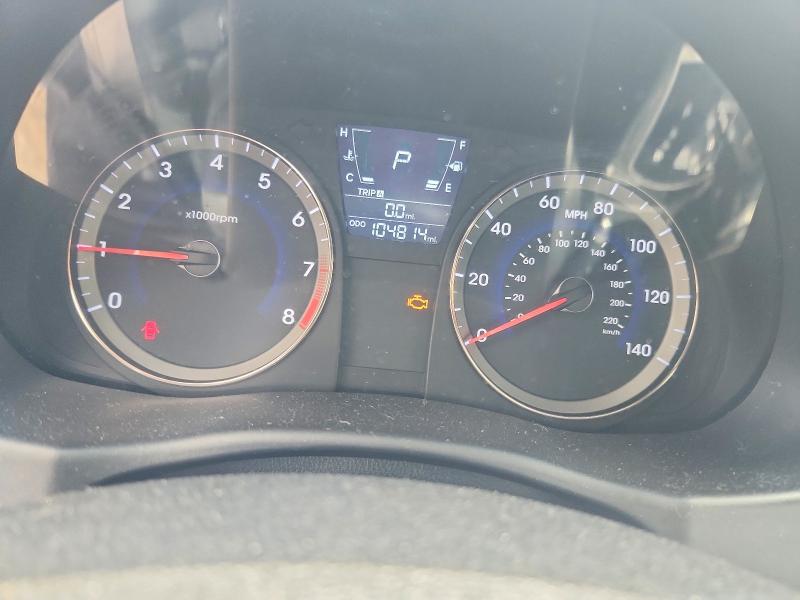 2013 Hyundai Accent VIN KMHCU5AE1DU104077 COPART salvage auction — FRONT END, Ri - Certificate Of Title, sold $875 on 2026-07-07 (photo 9)