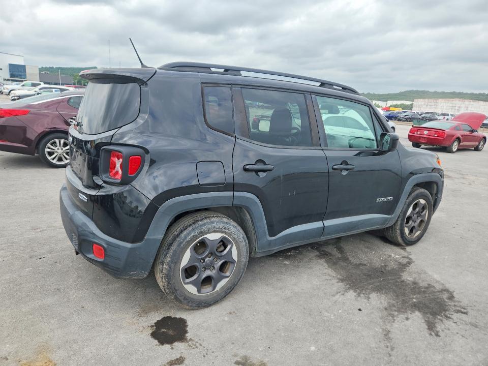 2015 Jeep VIN ZACCJABHXFPB50090 COPART salvage auction — FRONT END, Ok - Certificate Of Title, sold $1,000 on 2026-07-31 (photo 3)