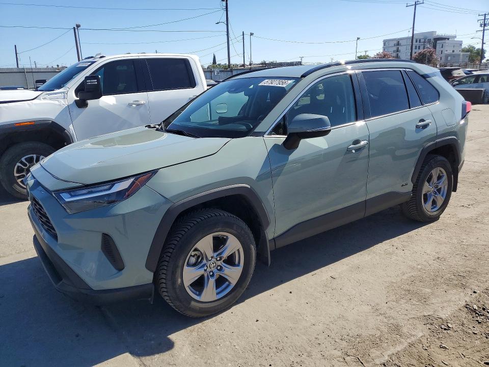 2022 Toyota Rav 4 VIN JTMRWRFV0NJ055319 COPART salvage auction — FRONT END, Ca - Salvage Certificate, sold $14,500 on 2026-07-08 (photo 1)
