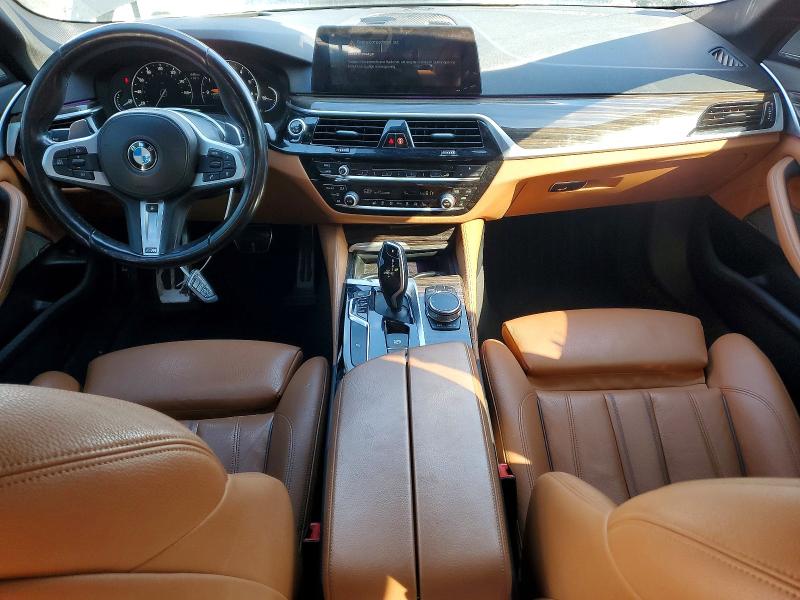 2019 BMW 5 series VIN WBAJE7C54KG892511 COPART salvage auction — BURN, MA - CERT OF TITLE-SALVAGE, sold $7,200 on 2026-07-02 (photo 8)