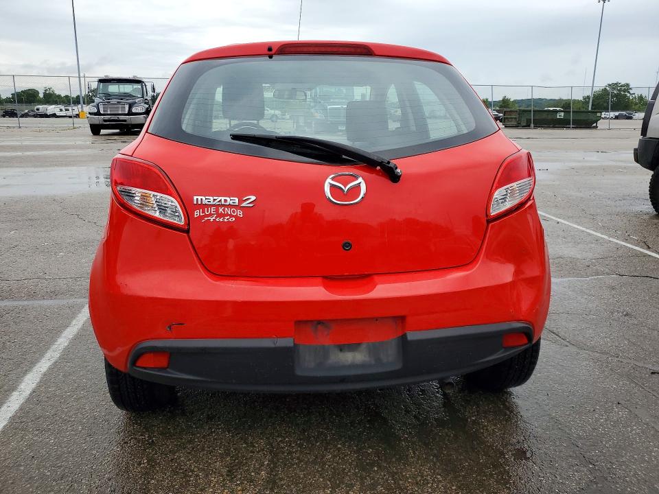 2013 Mazda 2 VIN JM1DE1KY5D0154995 COPART salvage auction — REAR END, Oh - Certificate Of Title, sold $875 on 2026-07-10 (photo 6)