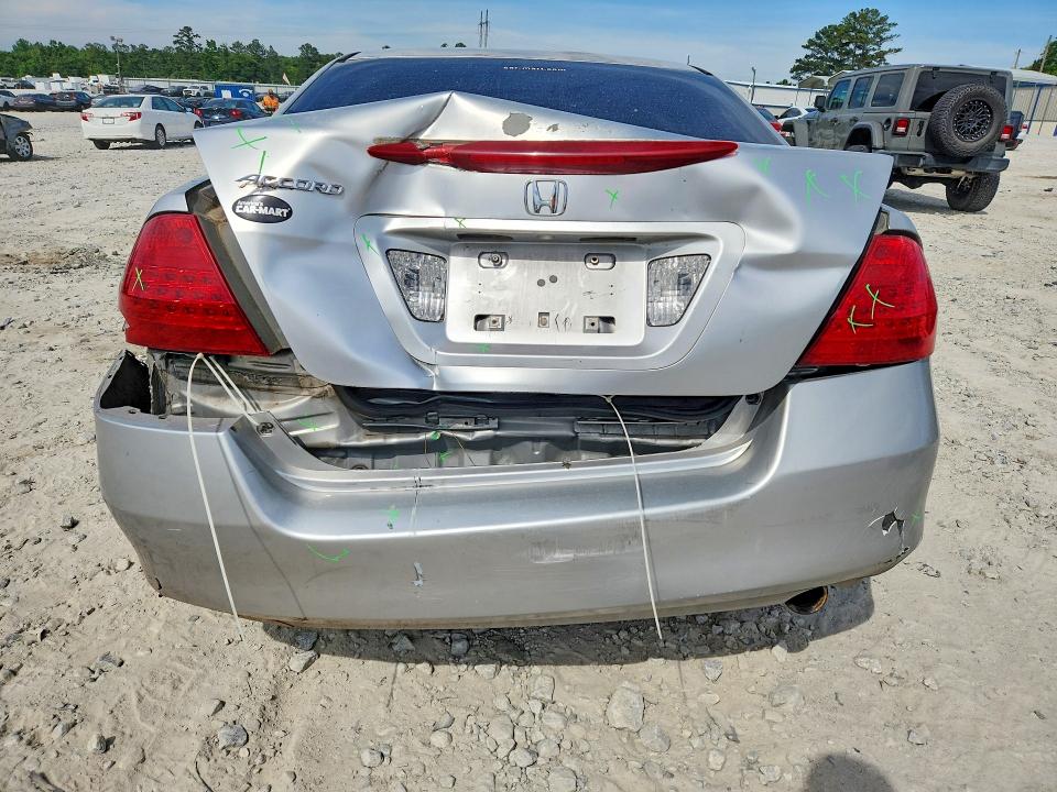 2007 Honda Accord VIN JHMCM56457C002715 COPART salvage auction — REAR END, Ga - Cert Of Title-Salvage, sold $450 on 2026-07-27 (photo 6)