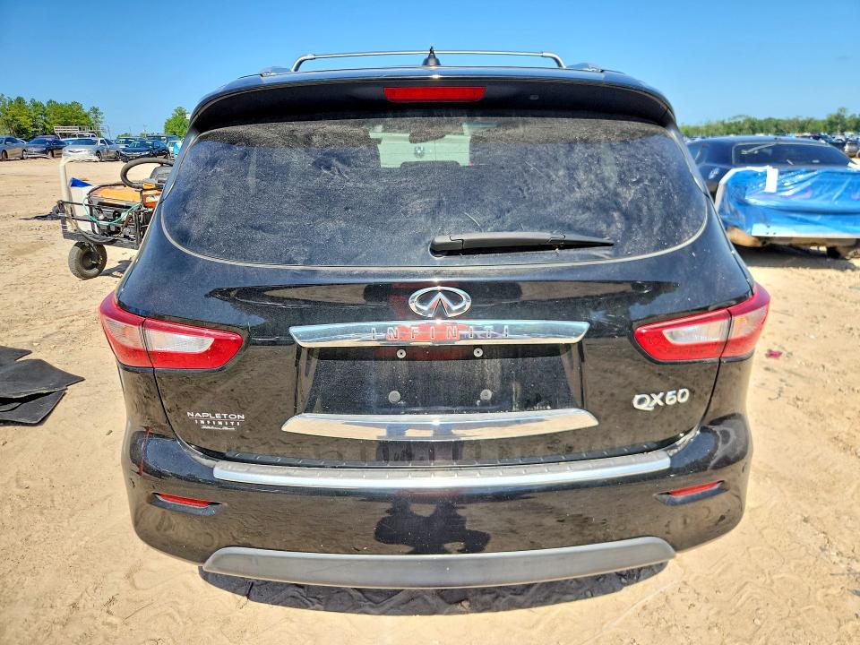 2015 Infiniti Qx60 VIN 5N1AL0MNXFC520890 COPART salvage auction — MINOR DENT/SCRATCHES, Fl - Certificate Of Title, sold $275 on 2026-07-31 (photo 6)
