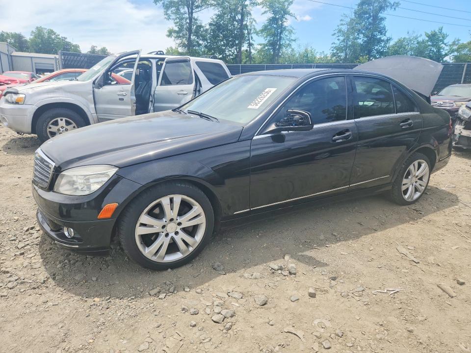 2009 Mercedes-benz C class VIN WDDGF81X09R044893 COPART salvage auction — REAR END, MD - CERT OF SALVAGE < 75% DAMAGE, sold $425 on 2026-07-17 (photo 1)