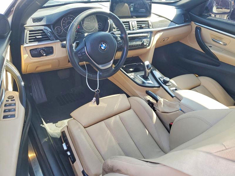 2017 BMW 4er VIN WBA4U7C58H5H19338 COPART salvage auction — FRONT END, Ca - Salvage Certificate, sold $200 on 2026-07-31 (photo 8)