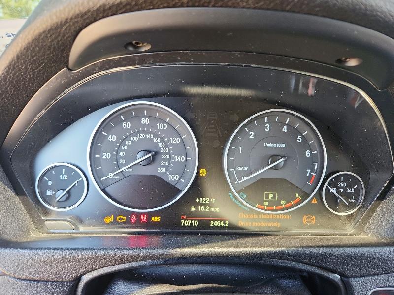 2015 BMW 3er VIN WBA3C1C55FK118184 COPART salvage auction — FRONT END, MD - CERT OF SALVAGE > 75% DAMAGE, sold $1,200 on 2026-07-30 (photo 9)