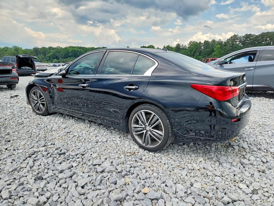 2015 Infiniti VIN JN1BV7AP9FM340427 COPART salvage auction — FRONT END, Ga - Cert Of Title-Salvage, sold $2,300 on 2026-07-09 (photo 2)