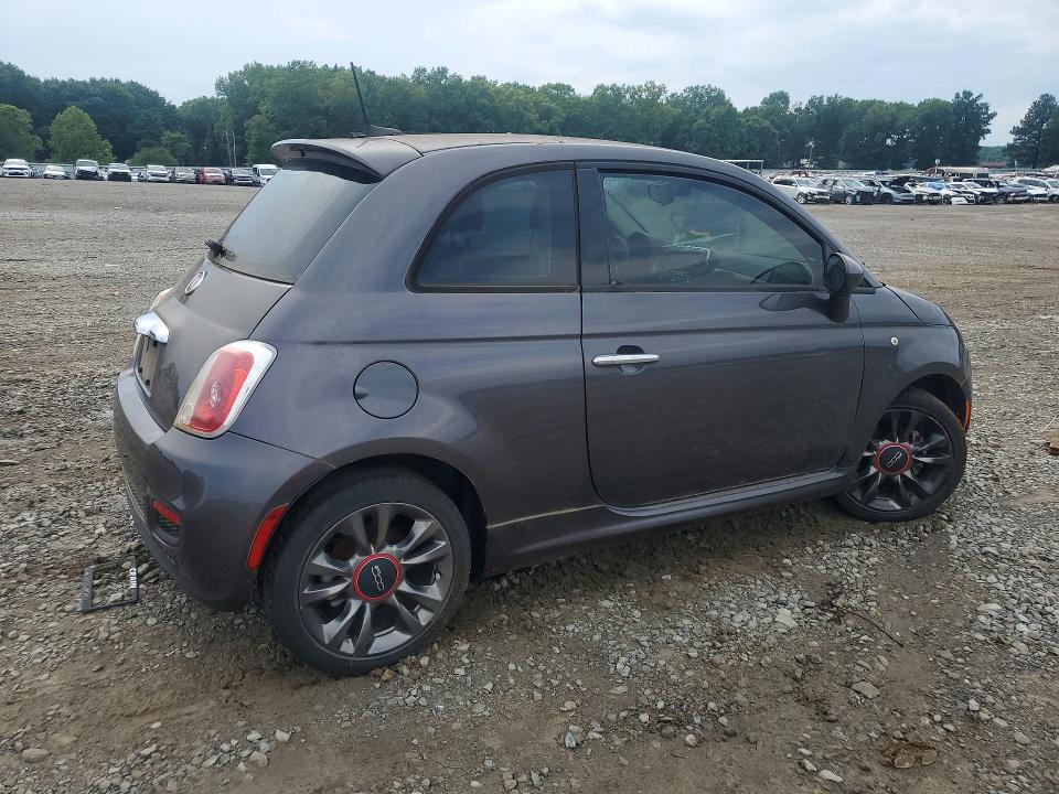 2017 Fiat 500 VIN 3C3CFFKR5HT598485 COPART salvage auction — MECHANICAL, AR - CERTIFICATE OF TITLE, sold $80 on 2026-08-12 (photo 3)