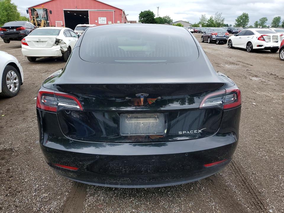 2020 Tesla VIN 5YJ3E1EA2LF803291 COPART salvage auction — SIDE, On - Permit Salvage, sold $5,500 on 2026-07-09 (photo 6)