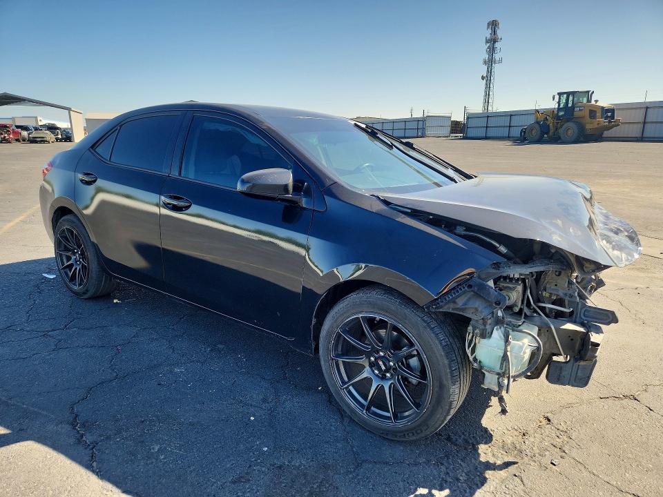 2016 Toyota Corolla VIN 5YFBURHE4GP459016 COPART salvage auction — FRONT END, Ca - Salvage Certificate, sold $925 on 2026-07-09 (photo 4)