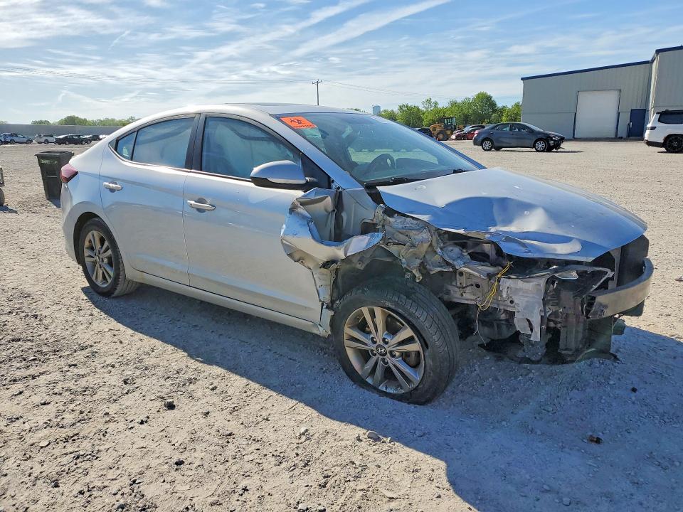 2018 Hyundai Elantra VIN KMHD84LF6JU533431 COPART salvage auction — FRONT END, Ny - Mv-907A Salvage Certificate, sold $1,350 on 2026-07-06 (photo 4)