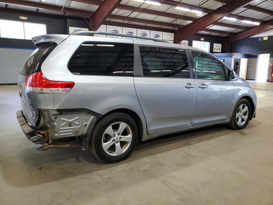 2012 Toyota Sienna VIN 5TDKK3DC0CS240935 COPART salvage auction — REAR END, Ny - Cert Of Title-Rebuilt Salvage (P), sold $2,900 on 2026-07-03 (photo 3)