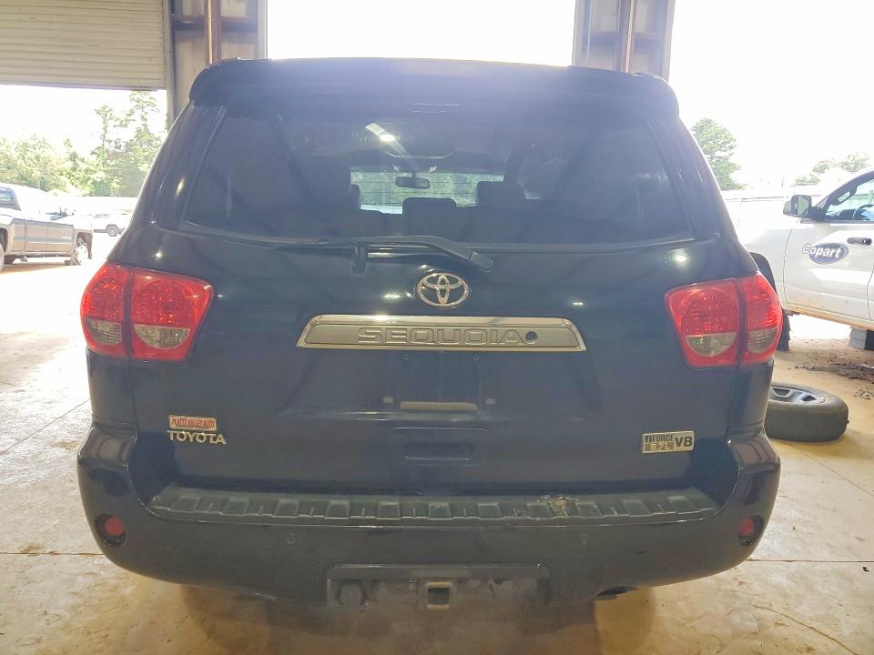 2008 Toyota Sequoia VIN 5TDBY67A88S008035 COPART salvage auction — FRONT END, TX - SALVAGE VEHICLE TITLE (P), sold $3,900 on 2026-07-13 (photo 6)
