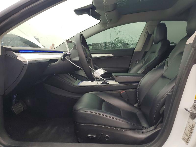 2021 Tesla VIN 5YJ3E1EA3MF094033 COPART salvage auction — FRONT END, Ca - Salvage Certificate, sold $3,500 on 2026-07-15 (photo 7)