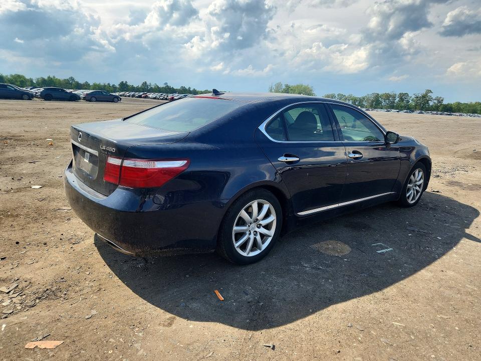 2009 Lexus Ls 460 VIN JTHBL46F695084682 COPART salvage auction — FRONT END, Va - Certificate Of Title, sold $200 on 2026-07-29 (photo 3)