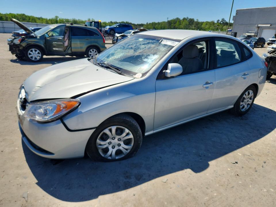 2010 Hyundai Elantra VIN KMHDU4AD8AU972742 COPART salvage auction — FRONT END, Va - Cert Of Title - Salvage, sold $250 on 2026-07-29 (photo 1)