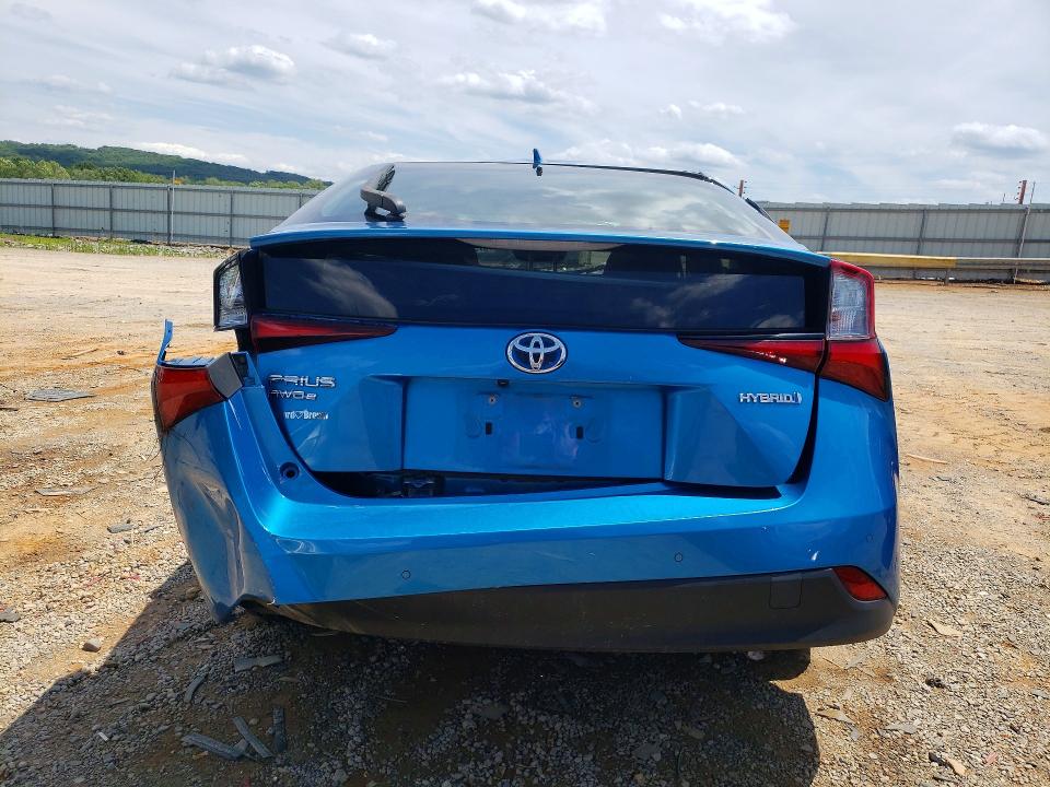 2019 Toyota VIN JTDL9RFU8K3007247 COPART salvage auction — ROLLOVER, VA - CERTIFICATE OF TITLE, sold $150 on 2026-07-31 (photo 6)