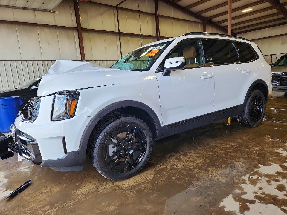 2025 Kia Telluride VIN 5XYP3DGC8SG614465 COPART salvage auction — FRONT END, Pa - Certificate Of Salvage, sold $12,300 on 2026-07-07 (photo 1)