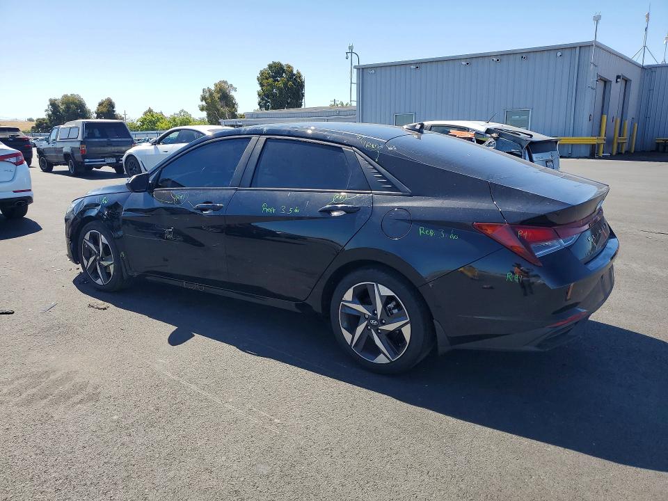 2023 Hyundai Elantra VIN KMHLS4AG9PU472335 COPART salvage auction — FRONT END, Ca - Salvage Certificate, sold $5,500 on 2026-07-15 (photo 2)