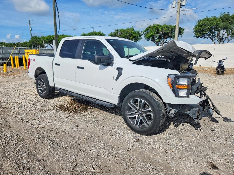 2023 Ford F-150 lightning VIN 1FTFW1E58PKE73789 COPART salvage auction — FRONT END, Fl - Certificate Of Destruction, sold $7,000 on 2026-07-22 (photo 4)