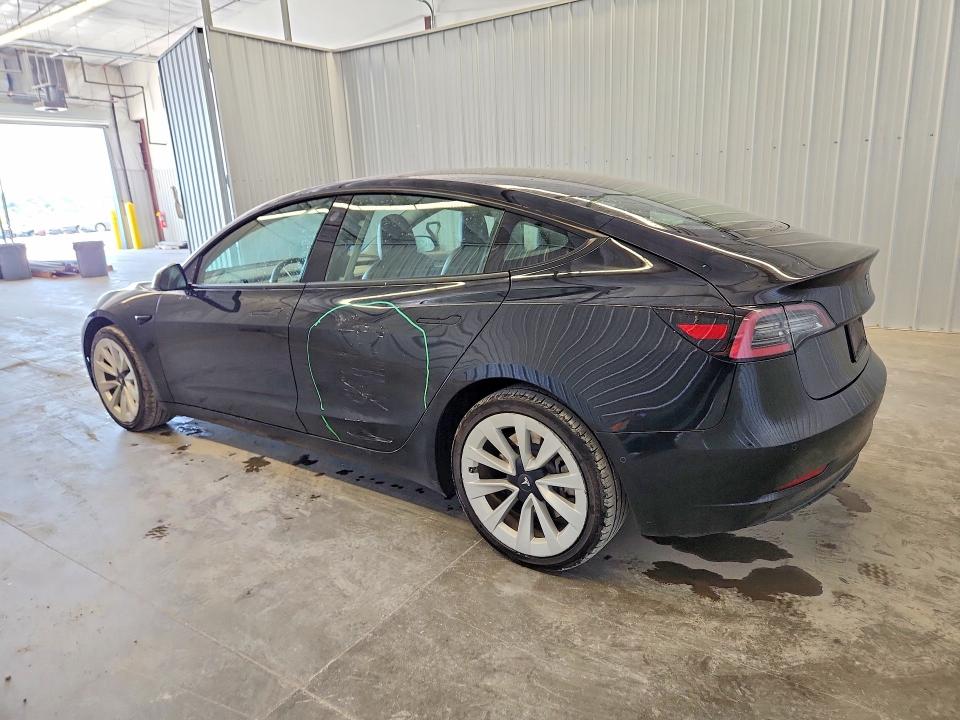 2022 Tesla Model 3 VIN 5YJ3E1EA8NF288400 COPART salvage auction — SIDE, Nc - Dlr Only-Clean/Over 25% Damage, sold $6,200 on 2026-07-06 (photo 2)