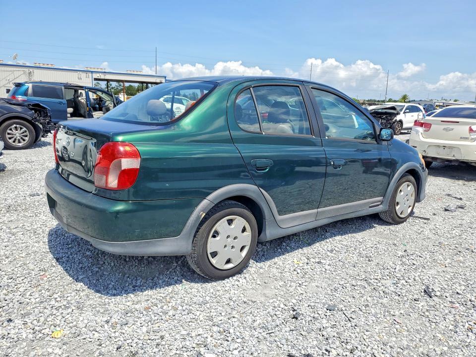 2001 Toyota Echo VIN JTDBT123X10158392 COPART salvage auction — SIDE, Fl - Cert Of Title Slvg Rebuildable, sold $725 on 2026-07-06 (photo 3)
