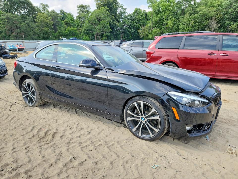 2020 BMW 2er VIN WBA2J1C01L7F61357 COPART salvage auction — FRONT END, Md - Cert Of Salvage > 75% Damage, sold $1,200 on 2026-08-18 (photo 4)
