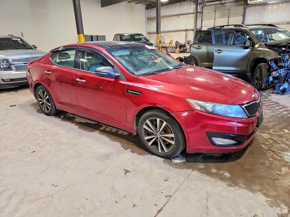 2011 Kia Optima VIN KNAGN4A64B5133048 COPART salvage auction — REAR END, Pa - Certificate Of Salvage, sold $450 on 2026-07-06 (photo 4)
