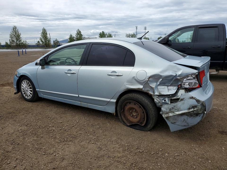 2006 Honda Civic VIN JHMFA36266S800377 COPART salvage auction — REAR END, Ab - Bos - Salvage, sold $200 on 2026-07-07 (photo 2)